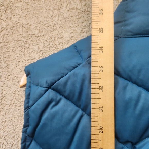 CABELA'S Women's Vest Large Blue Goose Down Warm Quilted Outdoor - Picture 9 of 14